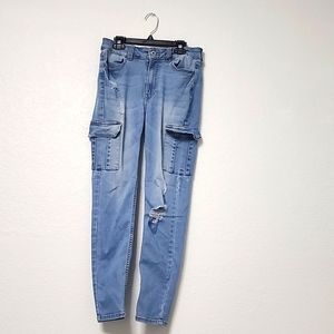 Patched Jeans